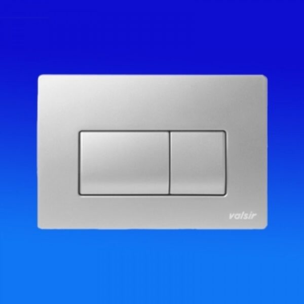 PLACA DUBLA COMANDA 215X145 SATIN CROM. MECANICA